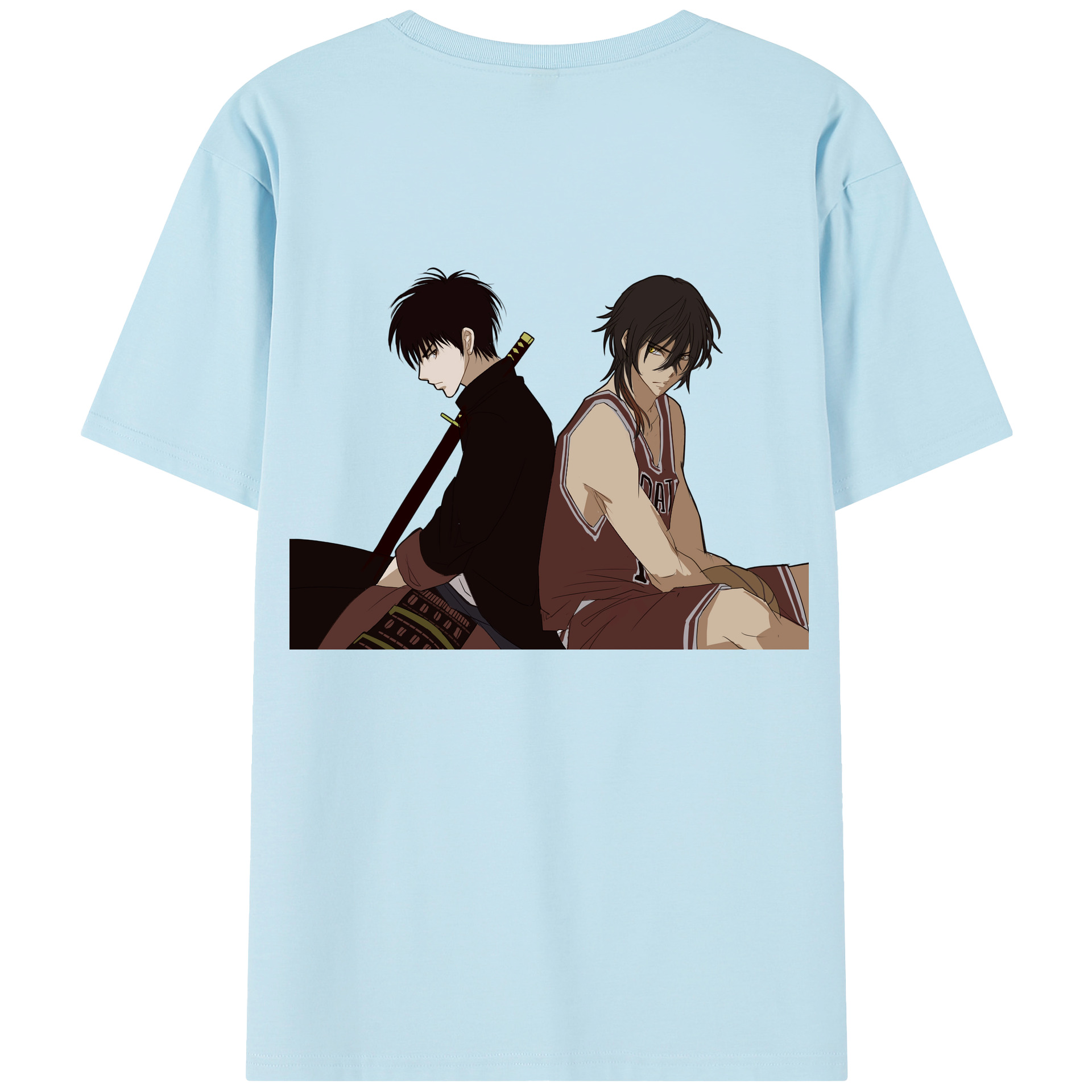 SLAM DUNK／スラムダンク 綿100％半袖Tシャツ（背面プリント）
